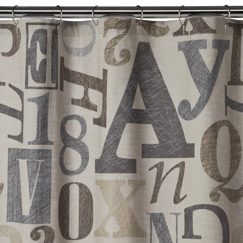 Image of Home Typography Shower Curtain - 72x72