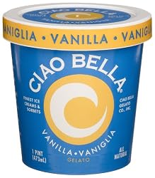 Ciao Bella Vanilla Gelato, 16-Ounce Cups (Pack of 4)