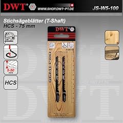 DWT 2 x HCS Stichs�gebl�tter 75 mm zum Kurvenschnitt von Weichholz - JS-W5-100