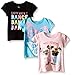 The Children's Place Big Girls Happy Screen Tees (Pack of 3), Multi, 3T
