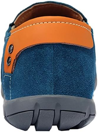 Laikakingdom Men's Suede Dull Polish Daily Shoes Special For Spring And Autumn(10D(M)US,lakeblue)