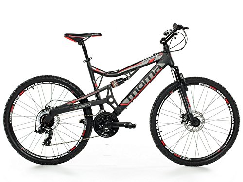 Bicicletta Montagna Mountainbike 26" MTB SHIMANO, alluminio, doppio disco e doppia sospensione