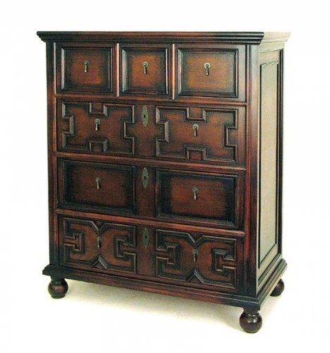 The English Tall Chest (Brown) (42