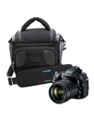 Photography: USA Gear Lightweight Durable Camera Bag With Padded Interior Lining for Nikon Digital SLR Cameras - Accessory Power