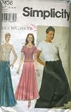 Simplicity Jessica McClintock Evening Dress Party Dress Sewing Pattern 7436