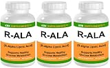 3 BOTTLES R-ALA Alpha Lipoic Acid 200mg 270 total capsules KRK SUPPLEMENTS