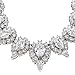 Estate Bridal cz diamond necklace Jewelry 1yr GUARANTEE