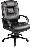 Office Star Deluxe High Back Leather Executive Chair EX5162