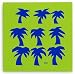 9 Palms (Green)