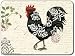 Jason Damask Roosters Placemats - Set of 4 (Large)