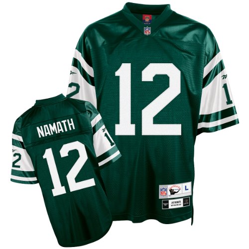 Reebok New York Jets Joe Namath Youth Retired Premier Jersey Small