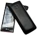 Original Suncase Echt Ledertasche (Lasche mit R�ckzugfunktion) f�r LG BL-40 New Chocolate in schwarz