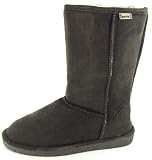 BEARPAW Women's Emma 10 Shearling Boot,Smoke,6 M US