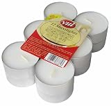 Teelicht Maxilichte, weiss, 12er