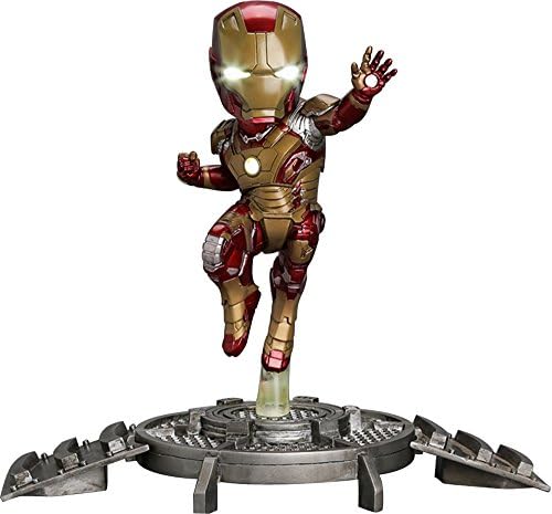 Super Hero Iron Man 3 Mark 42 XLII Resin Action Figure Collection Model Toy with LED Light HRFG148 - ironman action figures