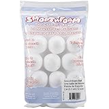 Smoothfoam 12-Pack Balls Crafts Foam for Modeling, 2-Inch, White