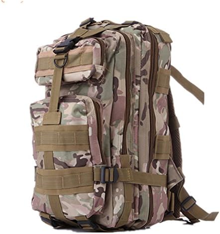 Pavel Sport Outdoor Military Rucksacks Tactical Molle Backpack Camping Hiking Trekking Bag (CAMOUFLAGE-CP)