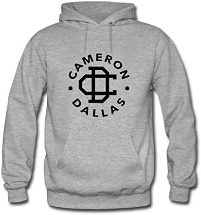 Close2U Women's Classic Juniors Dallas Cameron Print Pullover Hoodie Medium Gray
