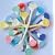 Snappi Cloth Diaper Fasteners (3 Pack white/yellow/mint)