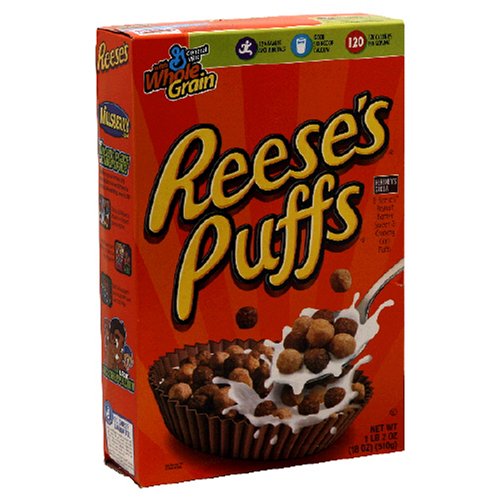 Reeses Puffs Cereal, 18-Ounce Boxes (Pack of 5)