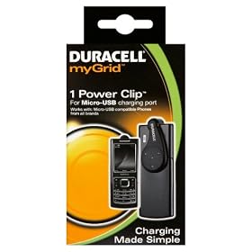 Duracell - Chargeurs - Duracell myGrid Power Clip pour port micro usb