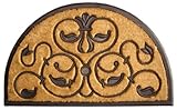 Imports Decor Half-round Rubber Back Coir Doormat, Brigoder, 30-Inch by 48-Inch