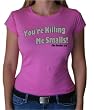 One Liners SANDLOT "YOU'RE KILLING ME SMALLS!" Juniors Movie Line Sheer T-Shirt