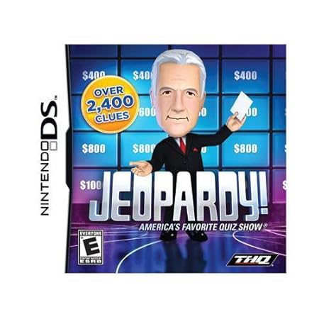 New Thq Jeopardy! Puzzle Game Complete Product Standard Retail Nintendo Ds Excellent Performance