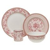 Royal Doulton Provence Rouge Twelve 4 Pc Place Setting Light Band