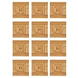 ウッドタイル ウッドパネル 木製タイル 木製パネル スギ材 杉 幅29cm 12枚セット ブラウン BR〔D〕