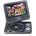 Naxa NPD-702 7-Inch TFT LCD Swivel Screen Portable DVD Player with USB/SD/MMC Inputs