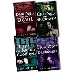 Keri Arthur Nikki and Michael Vampire Novel 4 Books Collection Pack Set RRP: �27.96 (Chasing the Shadows, Dancing with the Devil , Kiss the Night Goodbye, Hearts in Darkness)