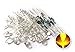 microtivity IL122 5mm Clear Yellow LED w/Resistors (Pack of 30)