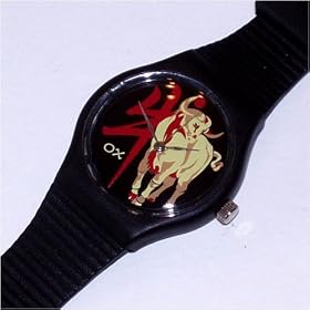 Click here to buy Asian Zodiac Watch Year of the Ox Born 1913 1925 1937 1949 1961 1973 1985 1997 2009 by Golden Wave Creations.