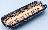 Polish Pottery Corn Dish 1 1/2 H x 2 3/4 W x 8 1/2 L