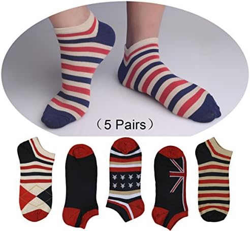 HQSocks Men's Novelty Socks Best Cotton Novelty Socks For Men (5 Pair)