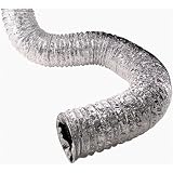 FLS0425 Metallic Ducting with Scrim (4 dia x 25-ft)
