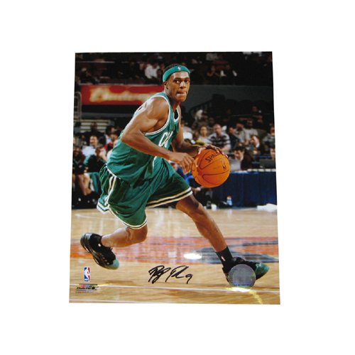 Autographed Boston Celtics Ronjo Rondo 8" x 10" Unframed Photo