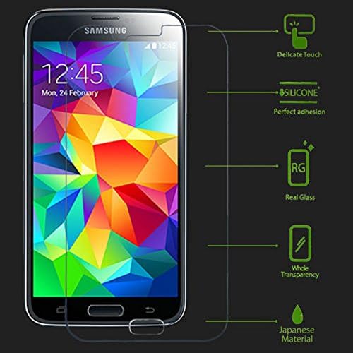 Etopaces® 0.3mm 2.5D Premium HD Tempered Glass Film Pro + Installation Auxiliary Tools (For Samsung Galaxy S 5)