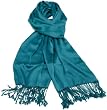 Studio 36 Women's Solid Satin Pashmina