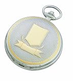Charles-Hubert, Paris Two-Tone Quartz Pocket Watch #3554
