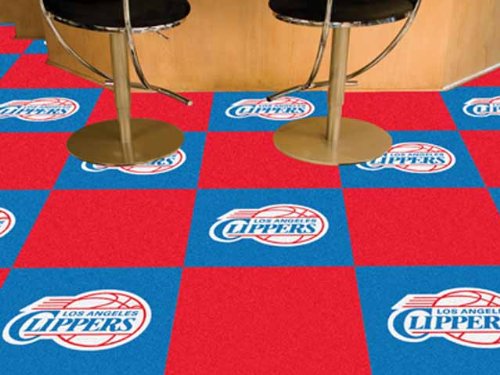 Los Angeles Clippers NBA Carpet Tiles (18x18" tiles)"