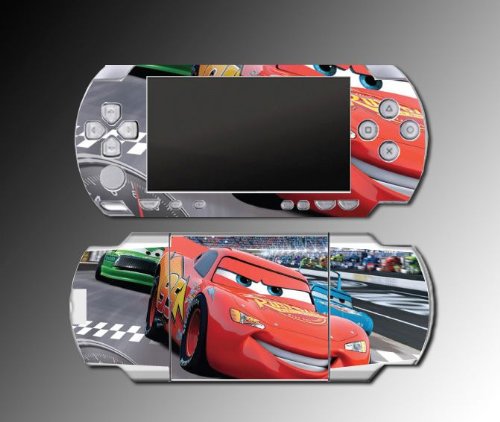 Cars 2 Racing Movie Game Vinyl Decal Skin Protector Cover 3 for Sony PSP Playstation Portable 1000