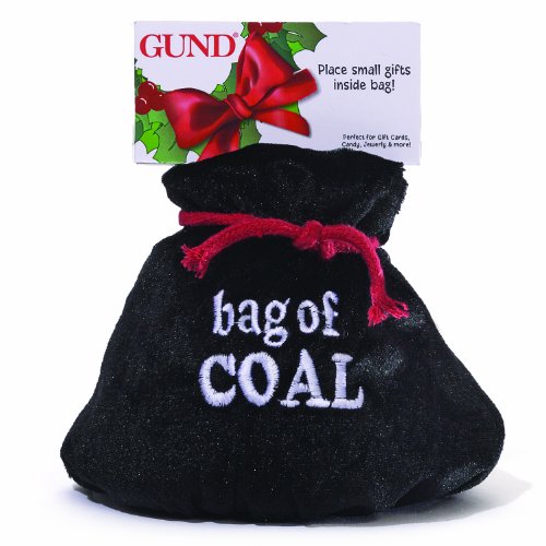 Gund Christmas Bag of Coal Plush