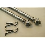 A&F Rod D�cor - A NEW 3 pieces Curtain Rod 120-160 inch Antique Brass #67 by 