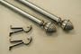 A&F Rod D�cor - A NEW 3 pieces Curtain Rod 120-170 inch Antique Brass #67