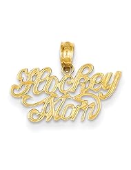 14k Gold Hockey Mom Pendant 0.64 gr.