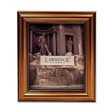 Lawrence Frames Antique Gold Wood 4x5 Picture Frame - Classic Design