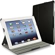 EasyAcc iPad 4 h�lle Tasche Smart Cover f�r Apple the New iPad 3 / iPad 4 mit Multi St�nder Auto Sleep Wake up Funktion (PU Leder, Schwarz)