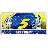  : Race Plates Casey Mears Standard Diamond Series License Plate